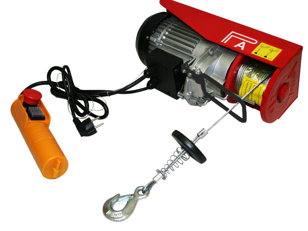 Hoist Electric Winch Rope Winch Lift Motor 300/600 kg 950 W 